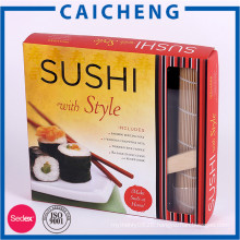 Custom printed easy take away food box sushi packaging paper box
